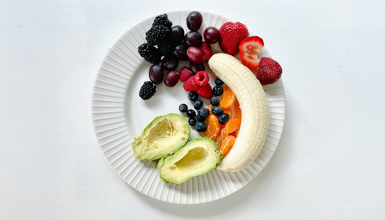 Diète fruits, noix et légumes