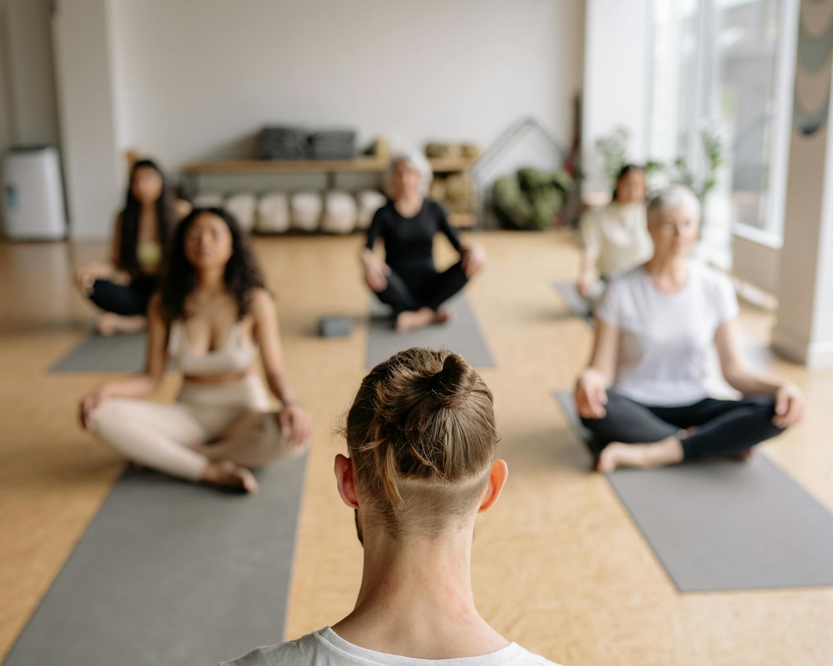 Formation méditation de pleine conscience — participants à une formation de méditation
