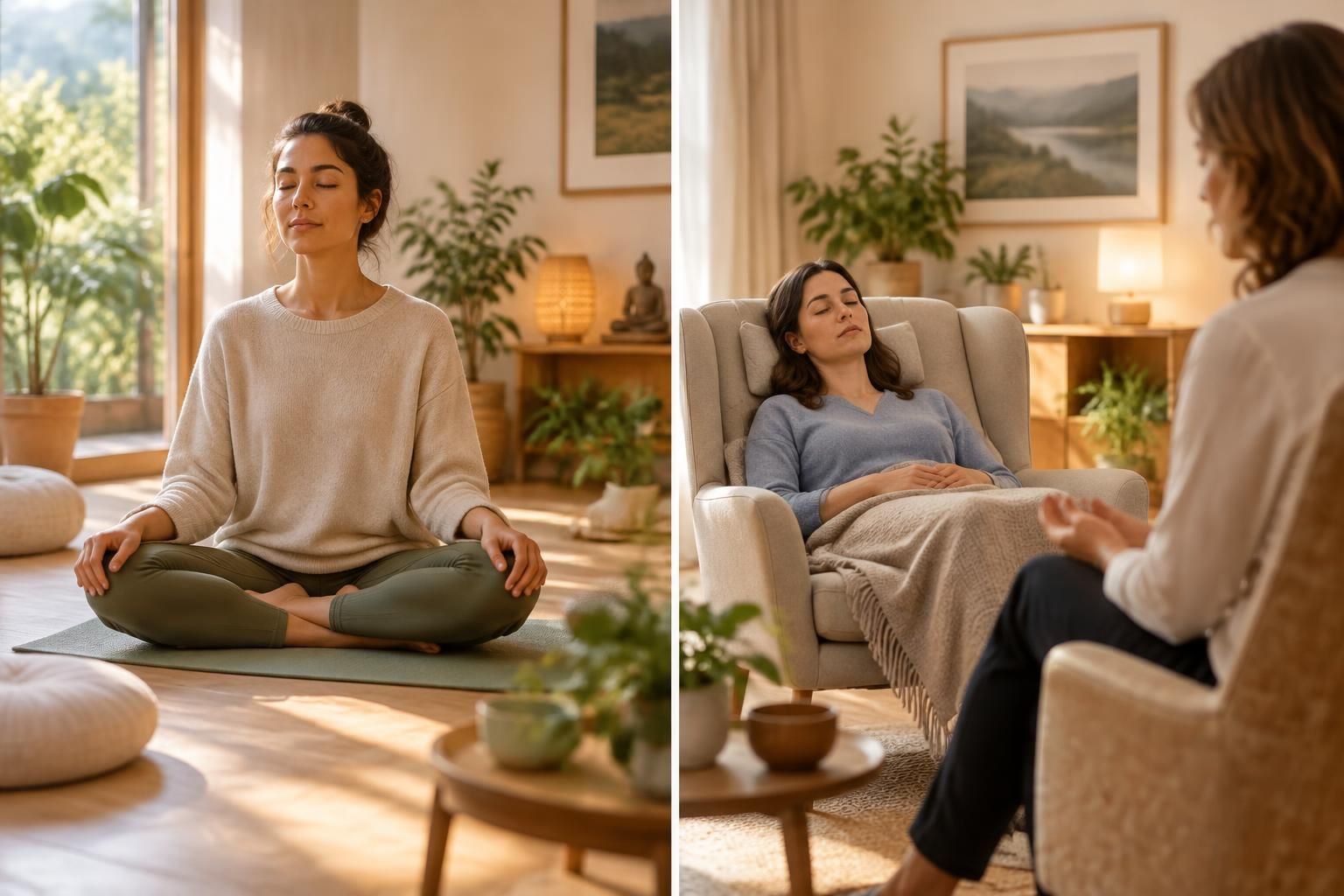 sophrologie ou hypnose : découvrez leurs différences, leurs points communs et les critères pour choisir la méthode la mieux adaptée à vos besoins.